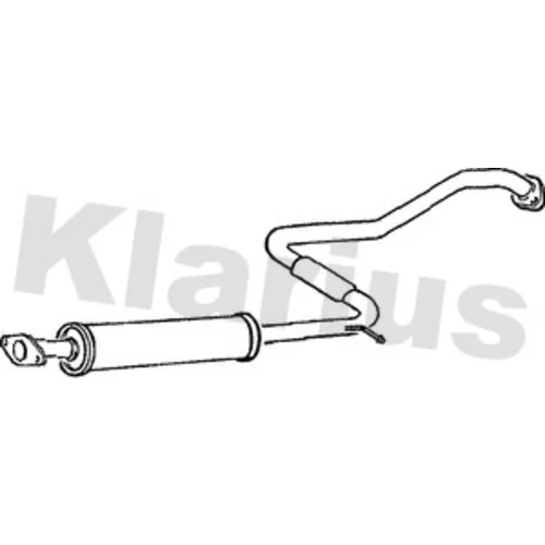 Stredný tlmič výfuku KLARIUS 260610