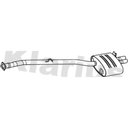 Koncový tlmič výfuku KLARIUS 270759