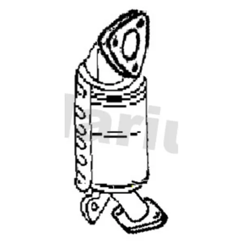 Filter sadzí/pevných častíc výfukového systému KLARIUS 390439
