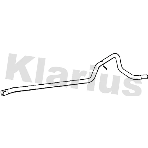 Výfukové potrubie KLARIUS 150125