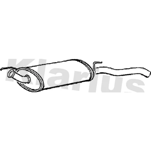 Koncový tlmič výfuku KLARIUS 210209