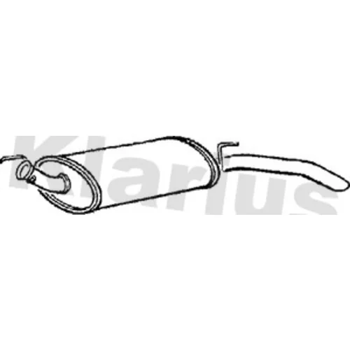 Koncový tlmič výfuku KLARIUS 220318