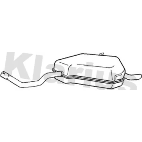 Koncový tlmič výfuku KLARIUS 220922