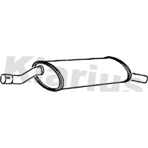 Koncový tlmič výfuku KLARIUS 230060