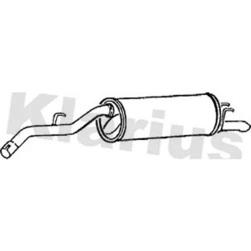 Koncový tlmič výfuku KLARIUS 230162