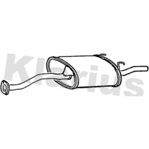 Koncový tlmič výfuku 230467 /KLARIUS/