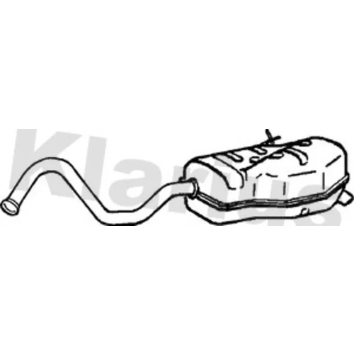 Koncový tlmič výfuku 230477 /KLARIUS/