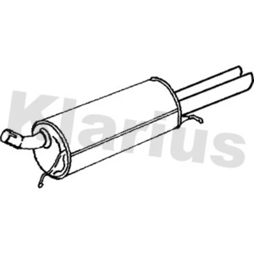 Koncový tlmič výfuku KLARIUS 230769