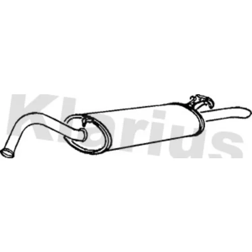 Koncový tlmič výfuku KLARIUS 240028
