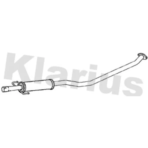 Stredný tlmič výfuku KLARIUS 241089