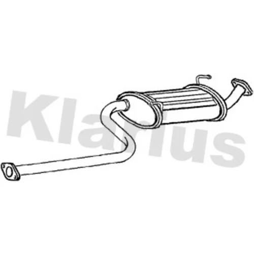 Stredný tlmič výfuku KLARIUS 250554