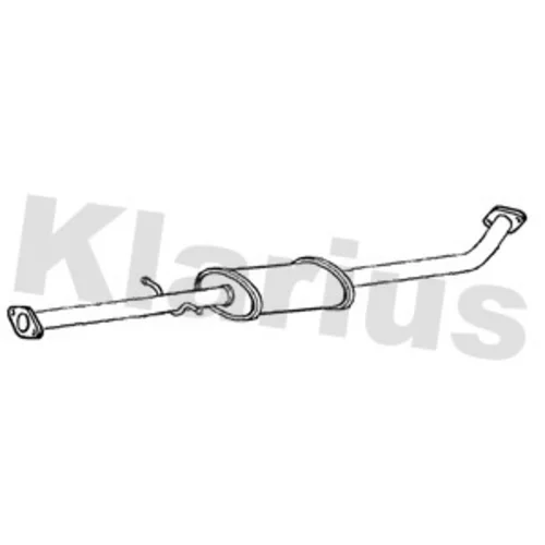 Stredný tlmič výfuku KLARIUS 250884