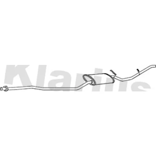 Koncový tlmič výfuku KLARIUS 270069
