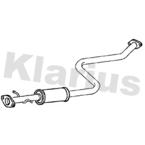 Stredný tlmič výfuku KLARIUS 270869