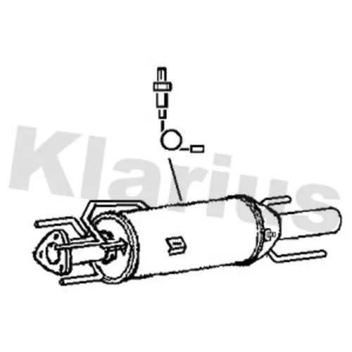 Filter sadzí/pevných častíc výfukového systému KLARIUS 390248