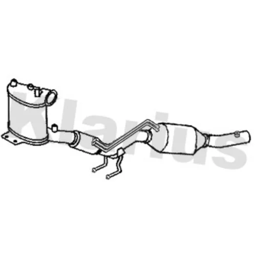 Filter sadzí/pevných častíc výfukového systému KLARIUS 390399