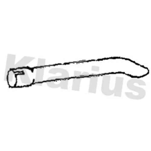 Výfukové potrubie KLARIUS 110684