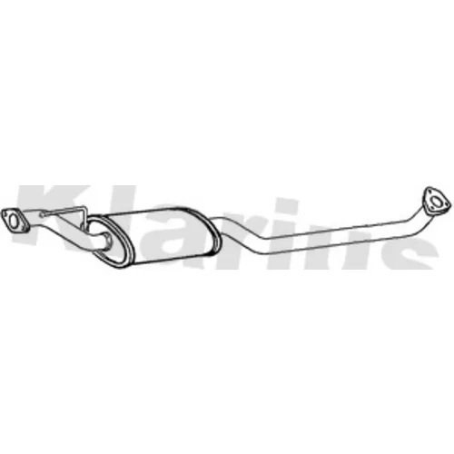 Stredný tlmič výfuku KLARIUS 210877