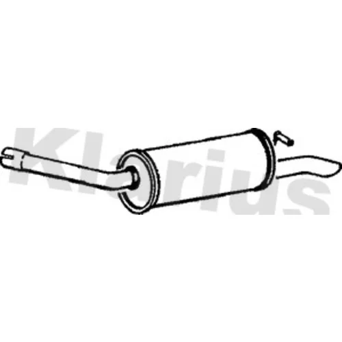 Koncový tlmič výfuku KLARIUS 220077