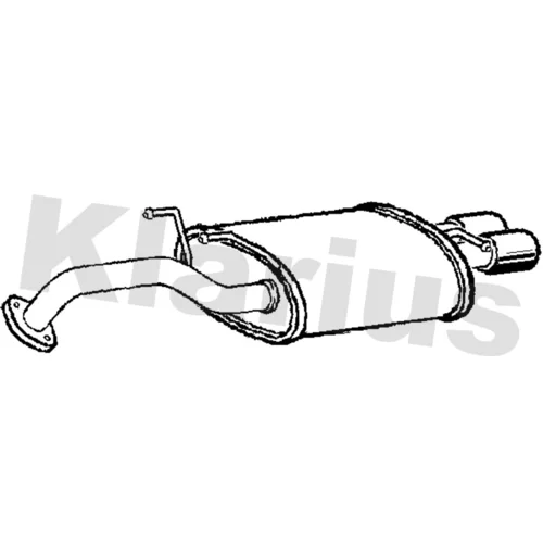 Koncový tlmič výfuku KLARIUS 220628