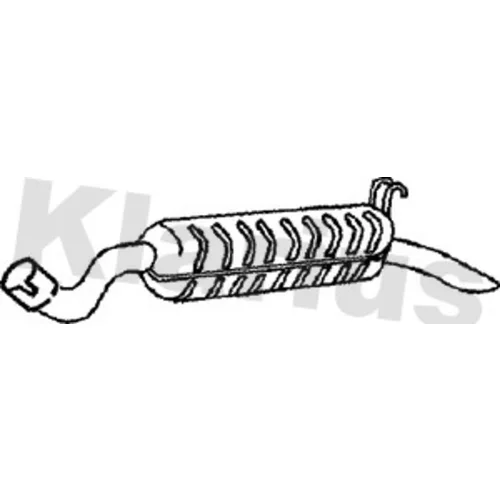 Koncový tlmič výfuku KLARIUS 220712