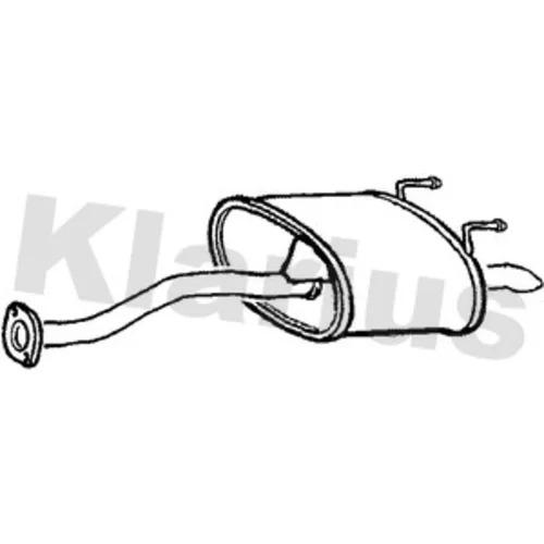 Koncový tlmič výfuku KLARIUS 220780