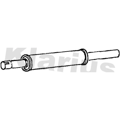 Koncový tlmič výfuku KLARIUS 220966