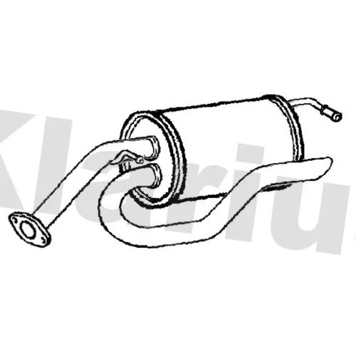 Koncový tlmič výfuku KLARIUS 221728