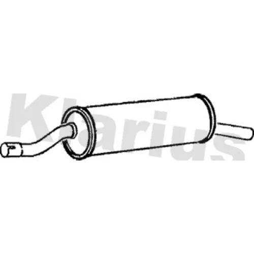 Koncový tlmič výfuku KLARIUS 230059