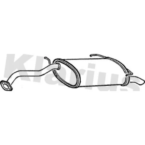 Koncový tlmič výfuku KLARIUS 230100