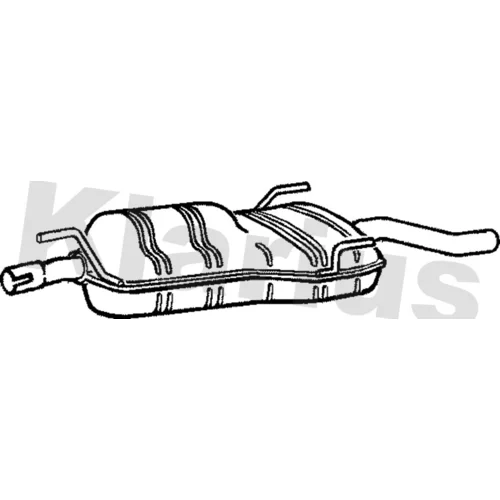 Koncový tlmič výfuku KLARIUS 230755