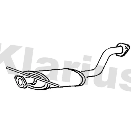 Stredný tlmič výfuku KLARIUS 230857