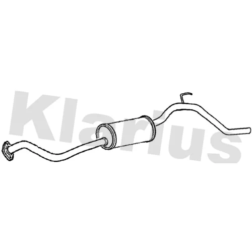 Koncový tlmič výfuku KLARIUS 240806