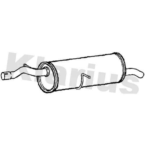 Koncový tlmič výfuku KLARIUS 241115