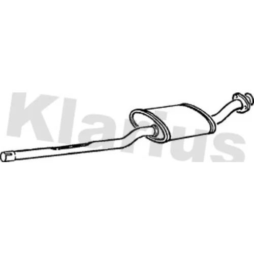 Stredný tlmič výfuku KLARIUS 260014