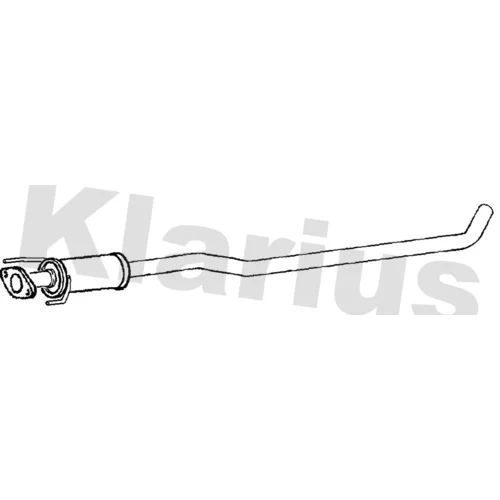 Stredný tlmič výfuku KLARIUS 260960