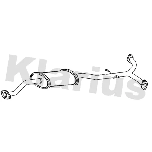 Stredný tlmič výfuku KLARIUS 261199