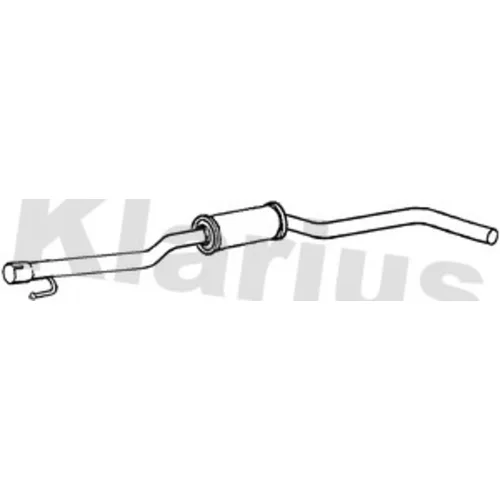 Stredný tlmič výfuku KLARIUS 270590