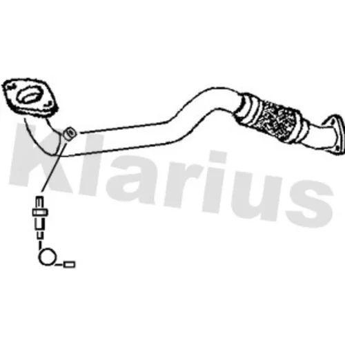 Výfukové potrubie KLARIUS 301105