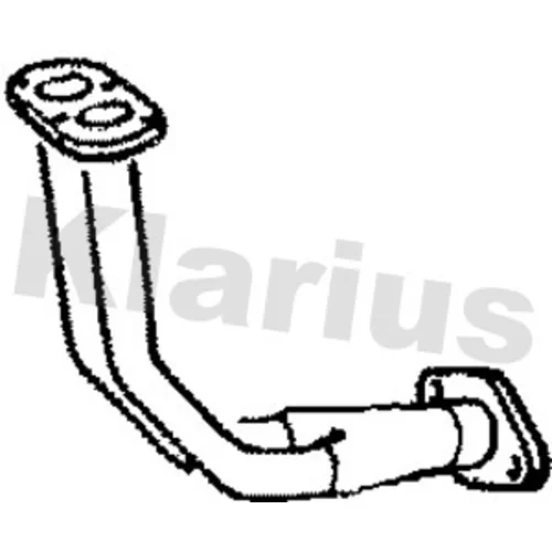 Výfukové potrubie KLARIUS 301817