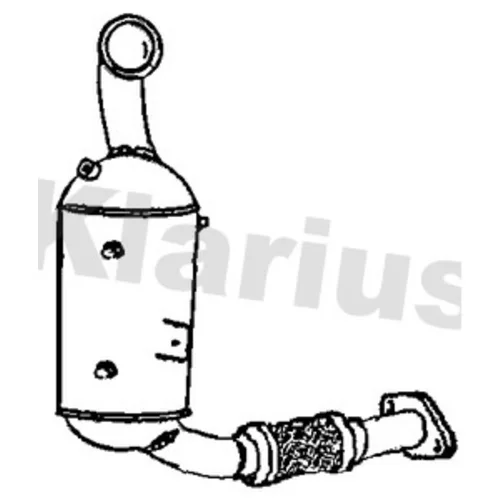 Filter sadzí/pevných častíc výfukového systému KLARIUS 390987