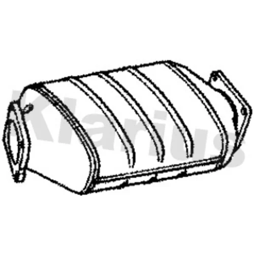 Filter sadzí/pevných častíc výfukového systému 399026 /KLARIUS/
