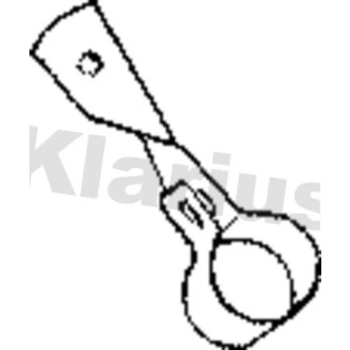 Držiak výfukového systému KLARIUS 430079