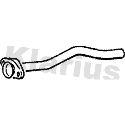 Výfukové potrubie KLARIUS 110168