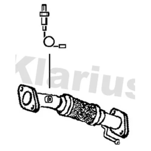 Výfukové potrubie KLARIUS 110658