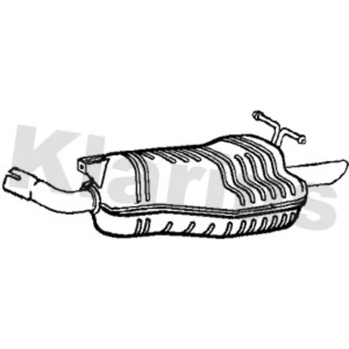 Koncový tlmič výfuku KLARIUS 210988