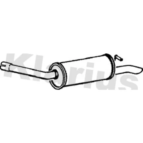 Koncový tlmič výfuku KLARIUS 220312