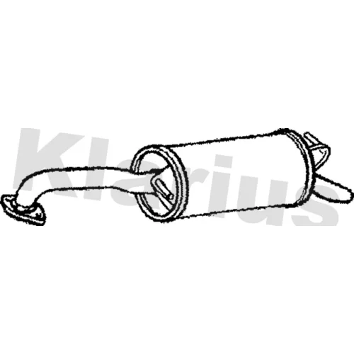 Koncový tlmič výfuku KLARIUS 220720