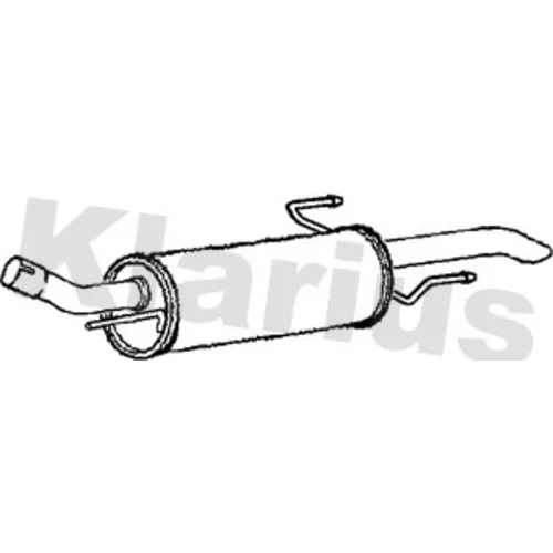 Koncový tlmič výfuku KLARIUS 220845