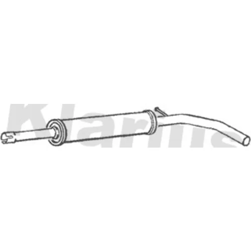 Stredný tlmič výfuku KLARIUS 221685